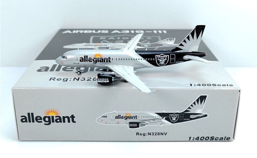 Allegiant (Las Vegas Riders livery) / Airbus A319 / N328NV / 52318 / 1:400 elaviadormodels