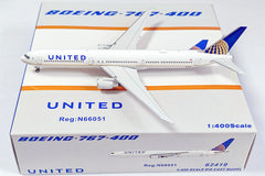 United Airlines / Boeing 767-400 / N66051 / 62419 / 1:400 elaviadormodels