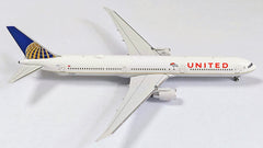 United Airlines (Orange Cheatline and the Broncos logo) / Boeing 767-400 / N76064 / 62420 / 1:400 elaviadormodels