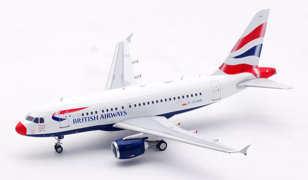 British Airways (Red Nose Livery) / Airbus A318 / G-EUNB / ARDBA123 / elaviadormodels