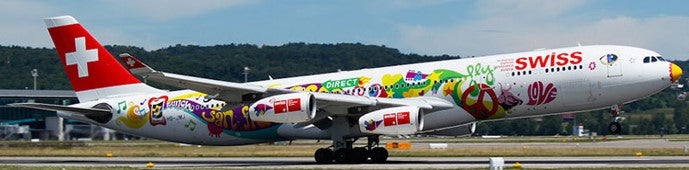 Swiss / Airbus A340-300 / HB-JMJ / AV4319 / 1:400 elaviadormodels