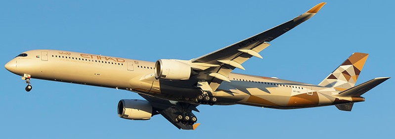 Etihad Airways / Airbus A350-1041 / A6-XWC / AV4363 / 1:400 elaviadormodels