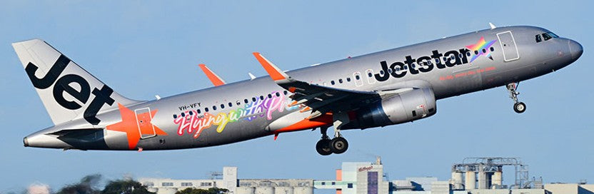 Jetstar Airways ("Flying with Pride Livery") / Airbus A320 / VH-VFY / AV4458 / 1:400 elaviadormodels