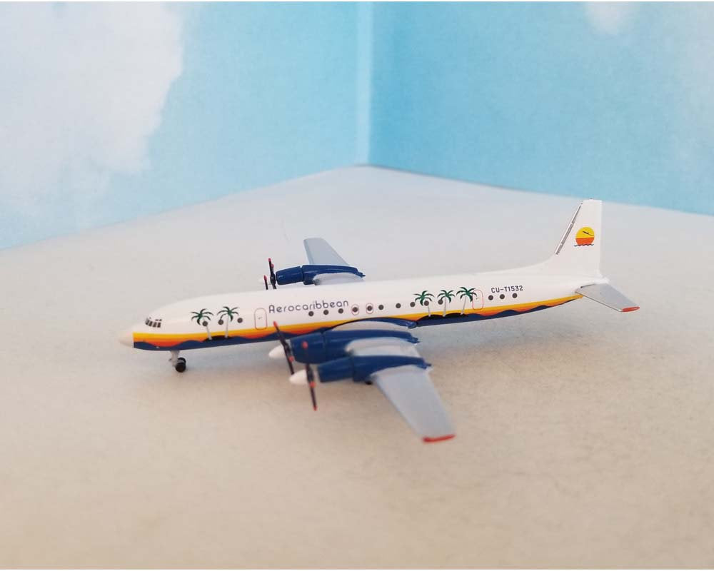 Aerocaribbean / Ilyushin IL-18 / CU-T1532 / AC411096 / 1:400 elaviadormodels