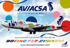 Aviacsa / Boeing B737-200 / XA-NAK / EAV400-NAK / 1:400 elaviadormodels