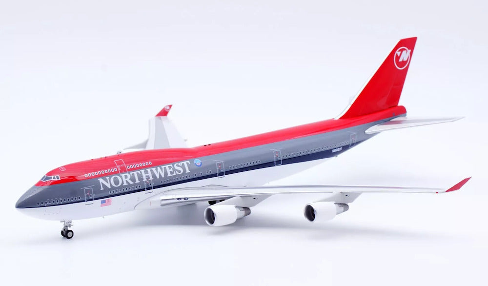 Northwest Airlines / Boeing 747-400 / N666US / B-744-666 / elaviadormodels