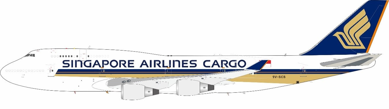 Singapore Airlines Cargo / Boeing 747-400 / 9V-SCB / B-744-SQ-SCB / 1:200 elaviadormodels