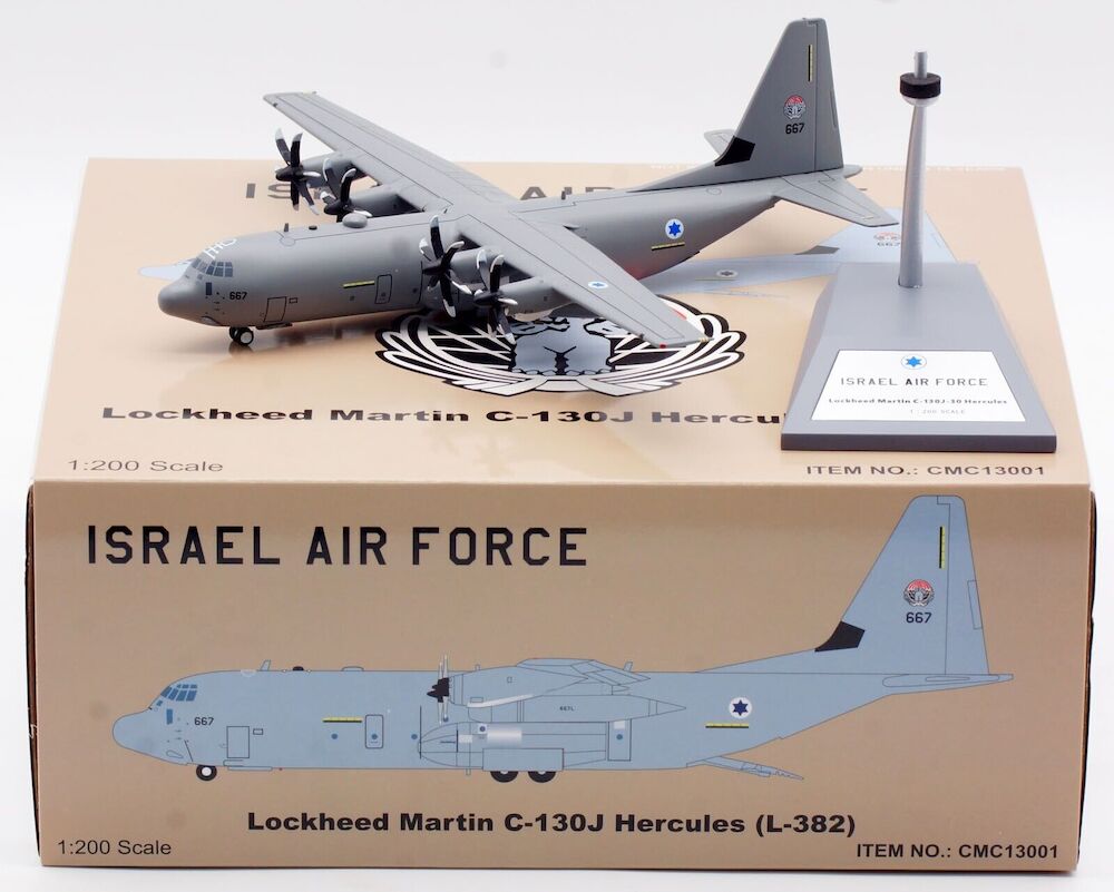 Israel Air Force / Lockheed Martin C-130J-30 Hercules (L-382) / 667 / CMC13001 / elaviadormodels