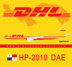 DHL / Boeing 757-200 / HP-2010DAE / EAV2010 / 1:200 elaviadormodels