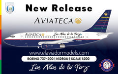 Aviateca / Boeing 737-200 / N126GU / EAV126 / elaviadormodels