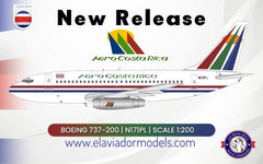 Aero Costa Rica / Boeing 737-200 / N171PL / EAV171 / 1:200 elaviadormodels