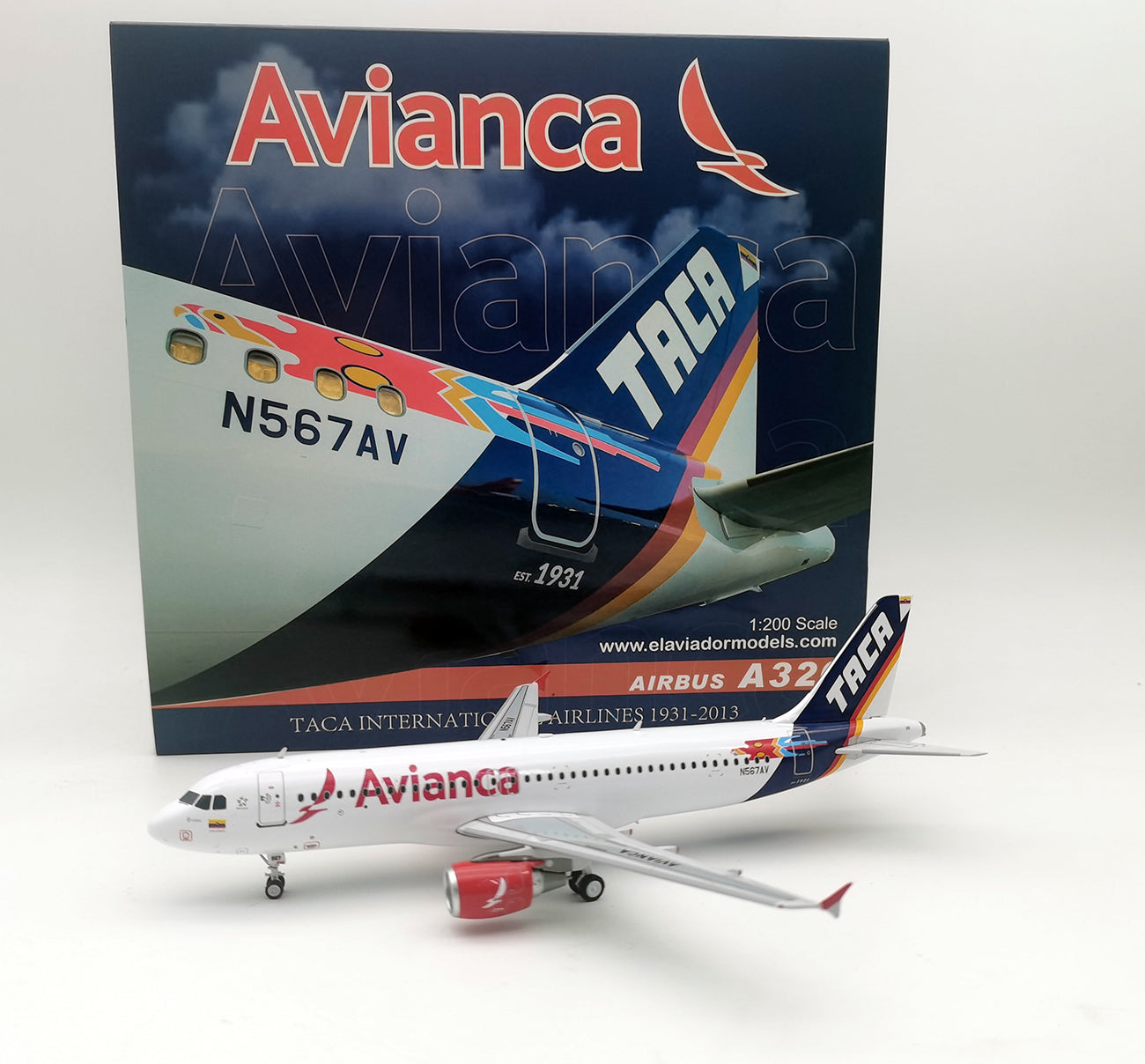 Avianca (TACA Retro Livery) / Airbus A320 / N567AV / EAV567 / elaviadormodels