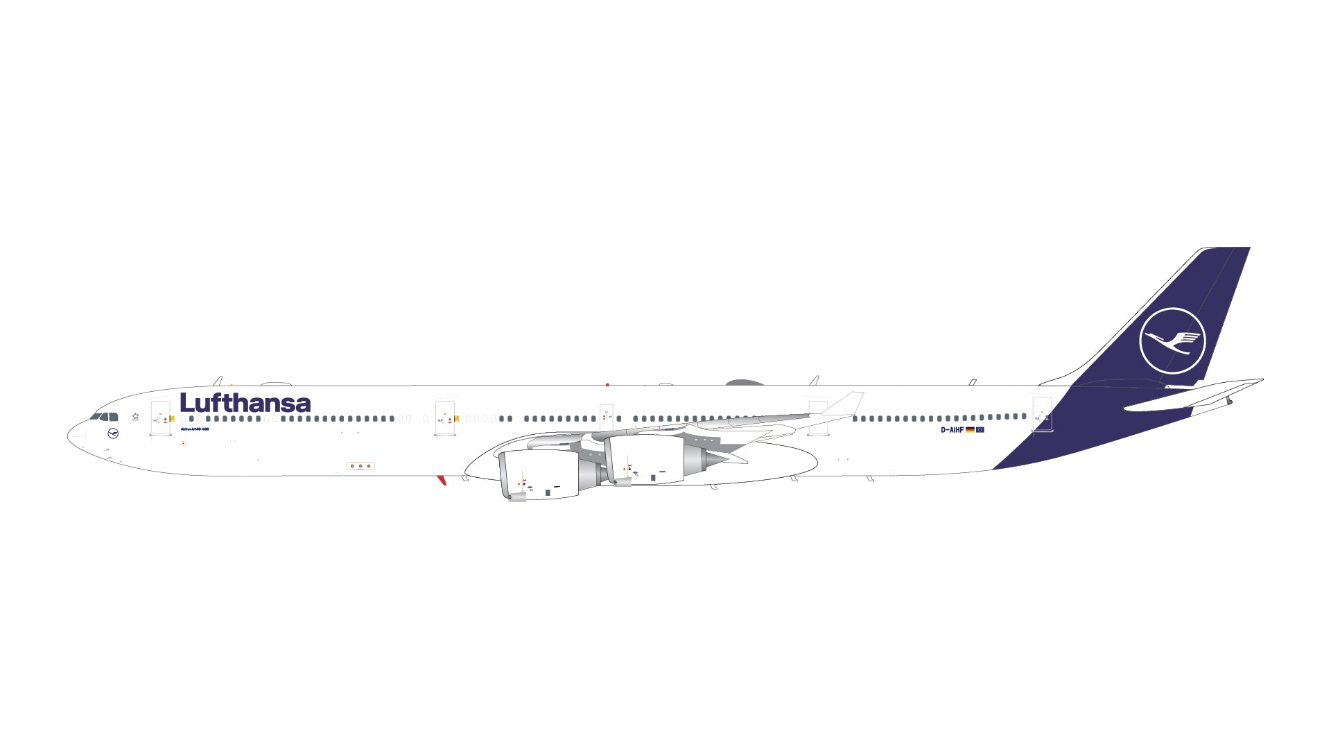 Lufthansa / Airbus A340-600 / D-AIHF / G2DLH1499 / 1:200 elaviadormodels