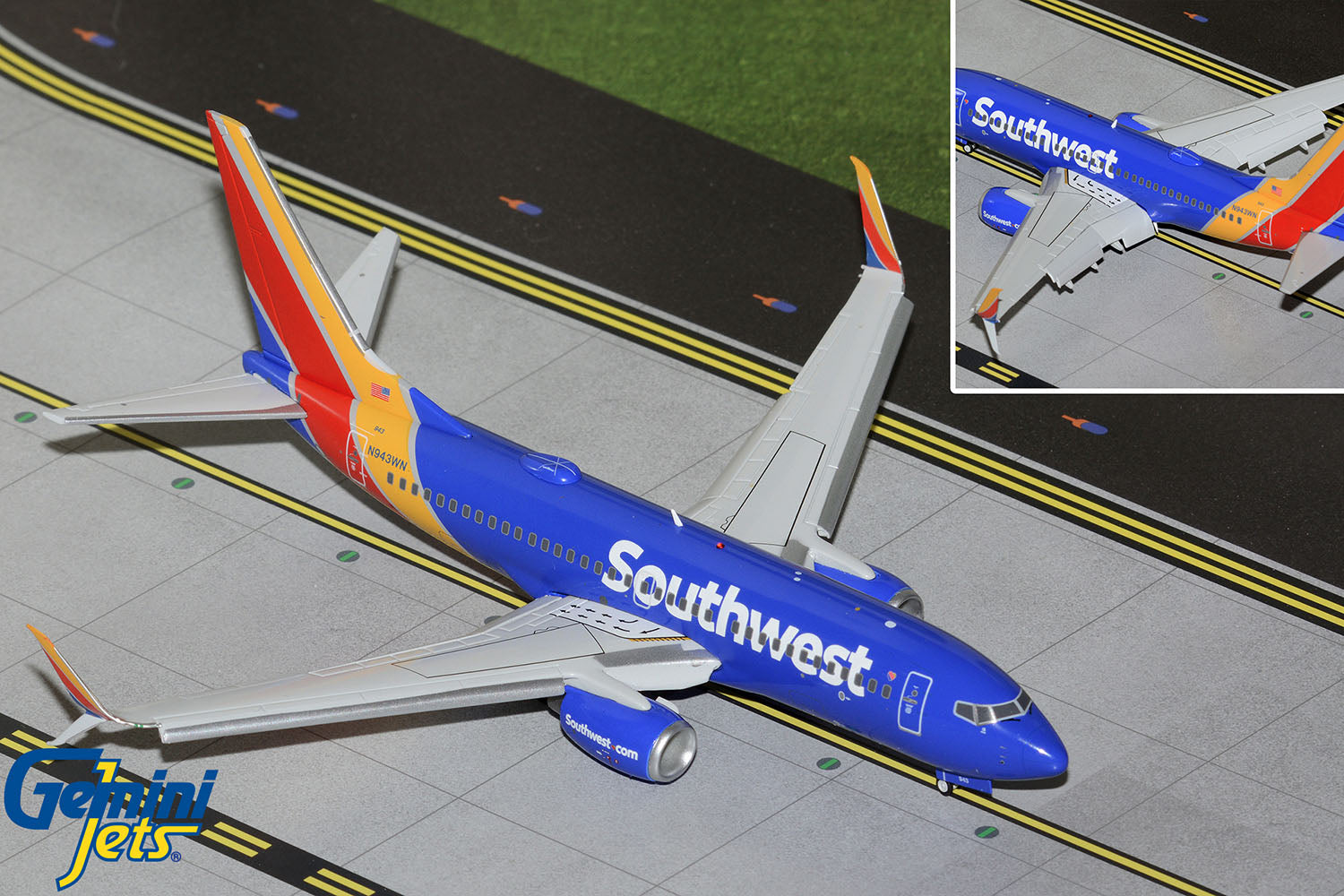 Southwest Airlines / Boeing B737-700 (Flaps down) / N943WN / G2SWA1350F / elaviadormodels