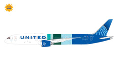 United Airlines (The Future is SAF Livery, Flaps Down) / Boeing 787-9 Dreamliner / N24988 / G2UAL1395F / 1:200 elaviadormodels