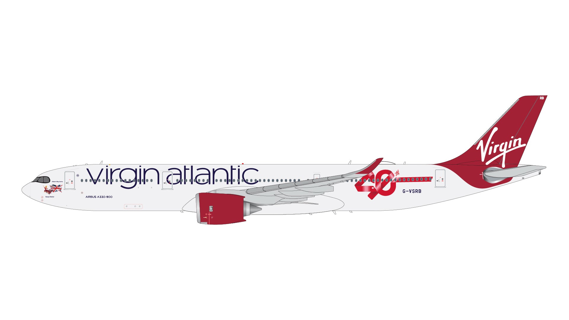 Virgin Atlantic / Airbus A330-900 / G-VSRB / G2VIR1373 / 1:200 elaviadormodels