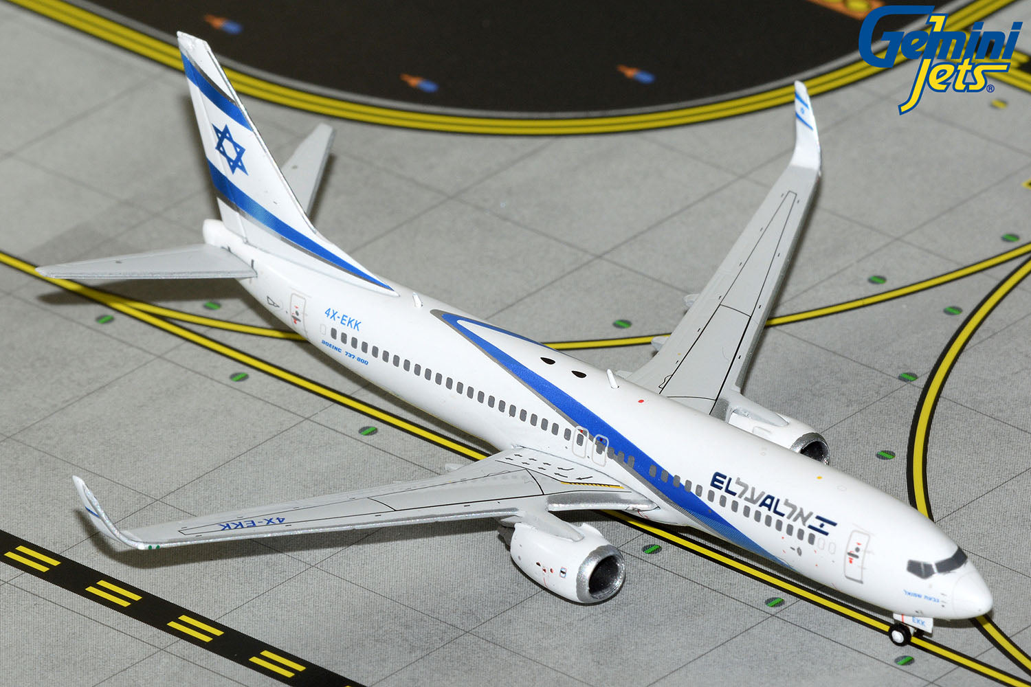 El Al Israel Airlines / Boeing 737-800W / 4X-EKK / GJELY2299 / elaviadormodels