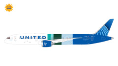 United Airlines ("The Future is SAF" livery) / Boeing 787-9 Dreamliner (Flaps Down) / N24988/ GJUAL2333 / 1:400 elaviadormodels