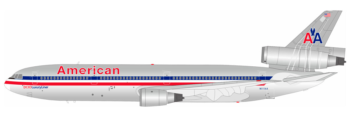 American Airlines / McDonnell Douglas DC-10-10 / N111AA/ IF101AA0923P /  elaviadormodels
