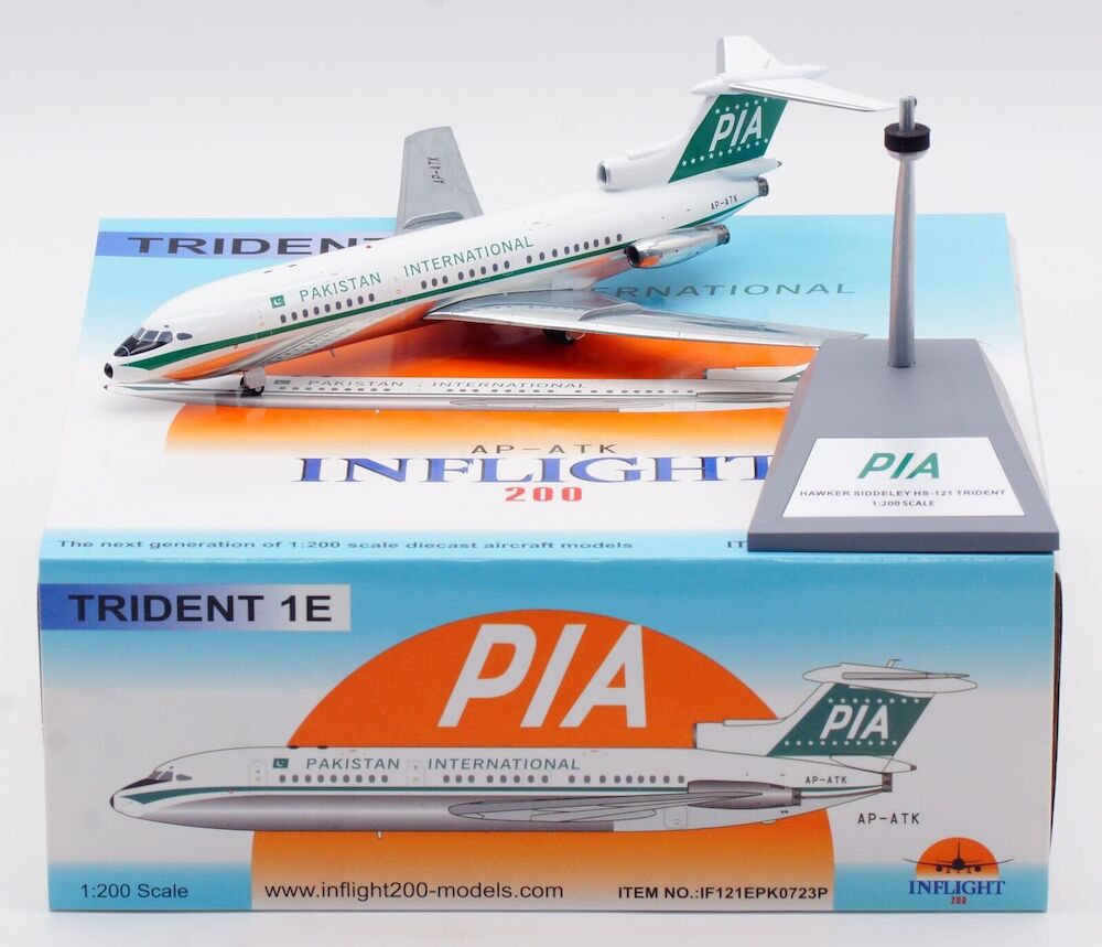 Pakistan International Airlines / Trident 1E / AP-ATK / IF121EPK0723P / 1:200 elaviadormodels