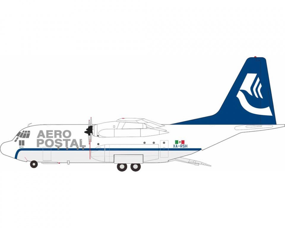AeroPostal de Mexico / Lockheed C-130A Hercules (L-182) / XA-RSH / IF130APM1023 / 1:200