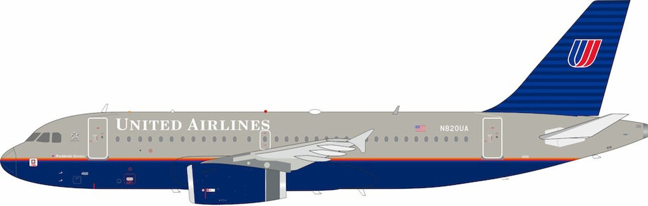 United Airlines / Airbus A319 / N820UA / IF319UA0523 / elaviadormodels