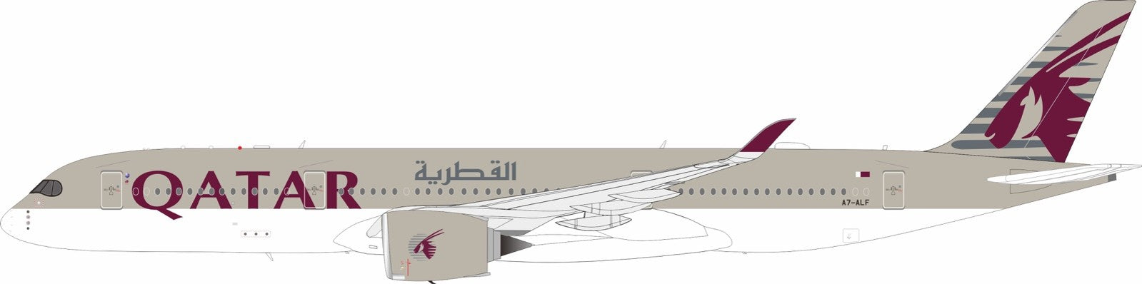 Qatar Airways / Airbus A350-900 / A7-ALF / IF350QR1026 / 1:200 elaviadormodels