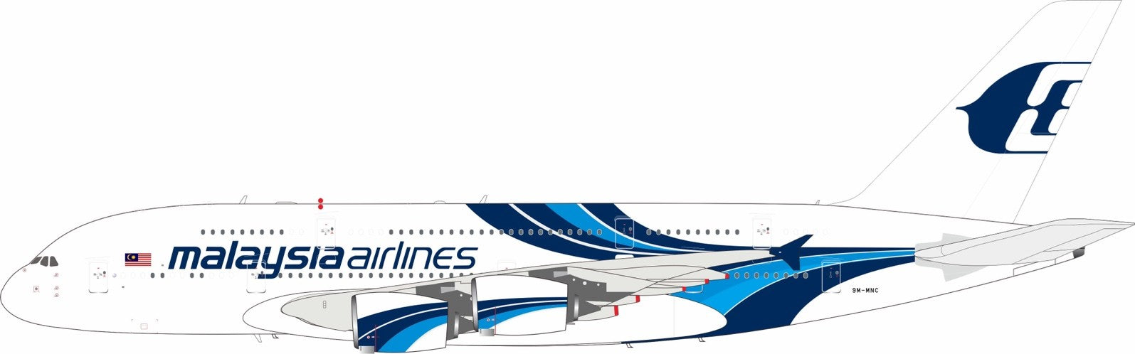 Malaysia Airlines / Airbus A380 / 9M-MNC / IF380MH0726 / 1:200 elaviadormodels