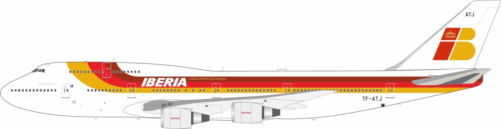 Iberia (Air Atlanta) / Boeing B747-300 / TF-ATJ / IF743RG0426P / 1:200 elaviadormodels