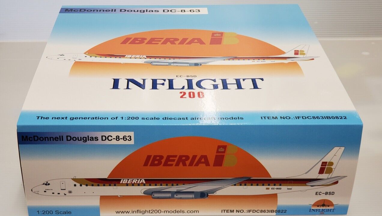 Iberia / Douglas DC-8-63 / EC-BSD / IFDC863IB0822 / 1:200 elaviadormodels