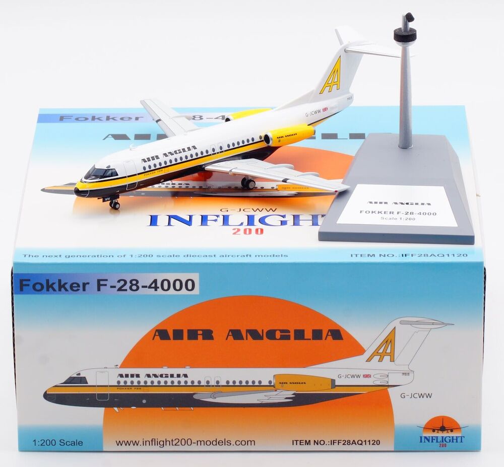 Air Anglia / Fokker F-28-4000 / G-JCWW / IFF28AQ1120 / 1:200