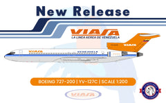 Viasa / Boeing 727-200 / YV-127C / EAV127 / 1:200 elaviadormodels