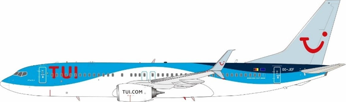 TUI Belgium / Boeing 737-800 / OO-JEF / JF-737-8-048L / 1:200 elaviadormodels