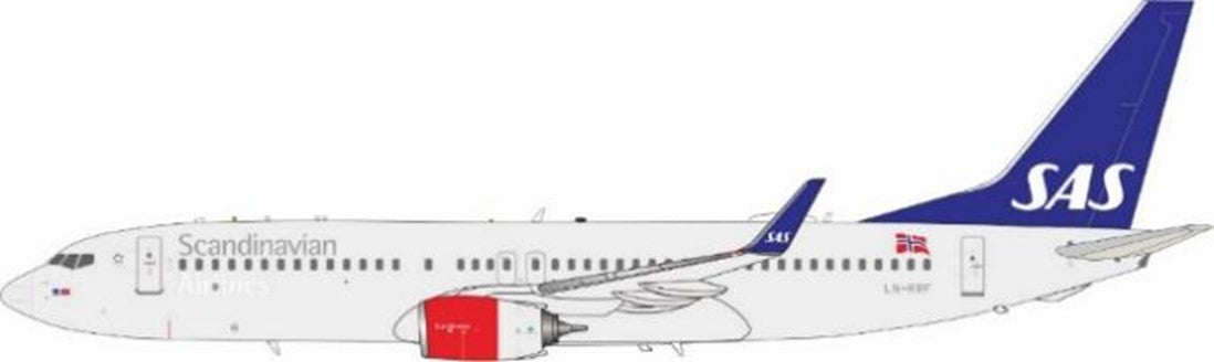 SAS Scandinavian Airlines / Boeing 737-700 / LN-RRF / JF-737-8-050L / 1:200 elaviadormodels