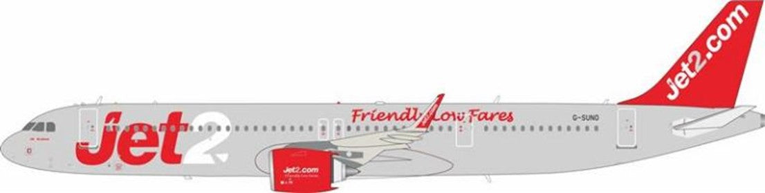 Jet2 / Airbus A321-200 / G-SUNO / JF-A321-053 / 1:200 elaviadormodels