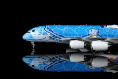All Nippon Airways (Blue Flying Honu) / Airbus A380 (Flaps Down) / JA381A / L2266FD / 1:200