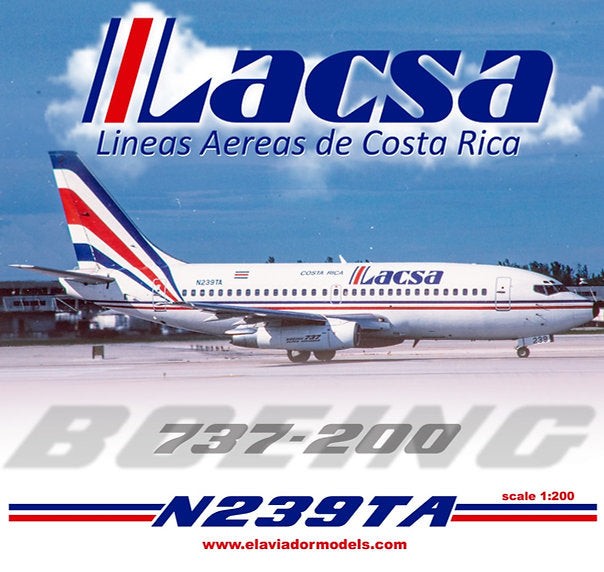 Lacsa / Boeing B737-200 / N239TA / EAV239TA / 1:200