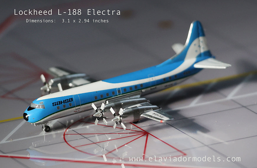 SAHSA / Lockheed L-188A Electra / HR-SAW / EAV400-SAW / 1:400 elaviadormodels