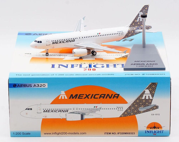 Mexicana / Airbus A320 / XA-RYS / IF320MX0323 / 1:200 elaviadormodels