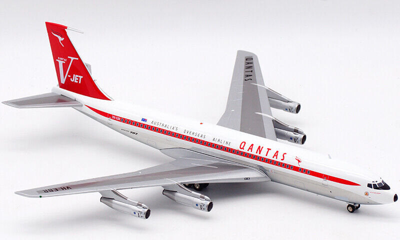 Qantas VJET / Boeing B707-300 / VH-EBR / IF707QF0522P / 1:200 elaviadormodels