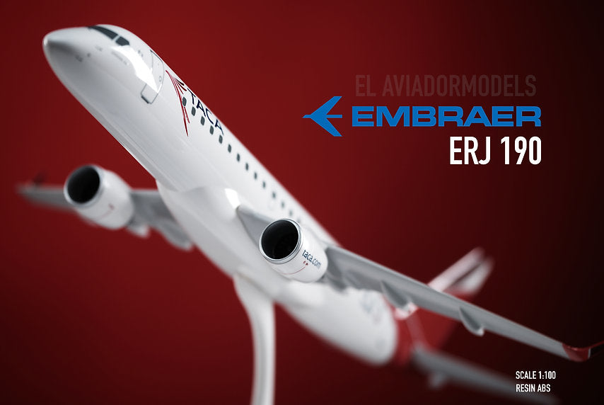 TACA / Embraer ERJ-190 / N937TA / TI-BCF / TAI10E190P01 / elaviadormodels