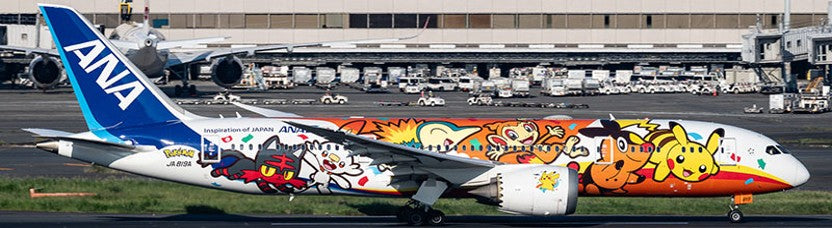 All Nippon Airways ("Red Pokemon Jet" Livery) / Boeing 787-8 Dreamliner / JA819A / WB4091 / 1:400 elaviadormodels