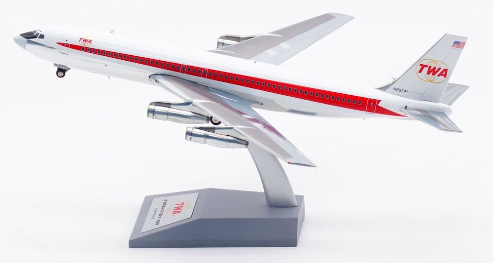 Trans World Airlines - TWA / Boeing B707-100 / N86741 / IF701TW0823P / 1:200 elaviadormodels