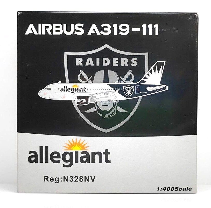 Allegiant (Las Vegas Riders livery) / Airbus A319 / N328NV / 52318 / 1:400 elaviadormodels