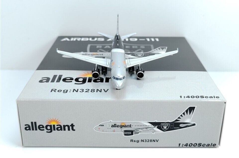 Allegiant (Las Vegas Riders livery) / Airbus A319 / N328NV / 52318 / 1:400 elaviadormodels