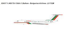 Balkan-Bulgarian Airlines / Tupolev TU-134A-3 / LZ-TUM / 62417 / 1:400