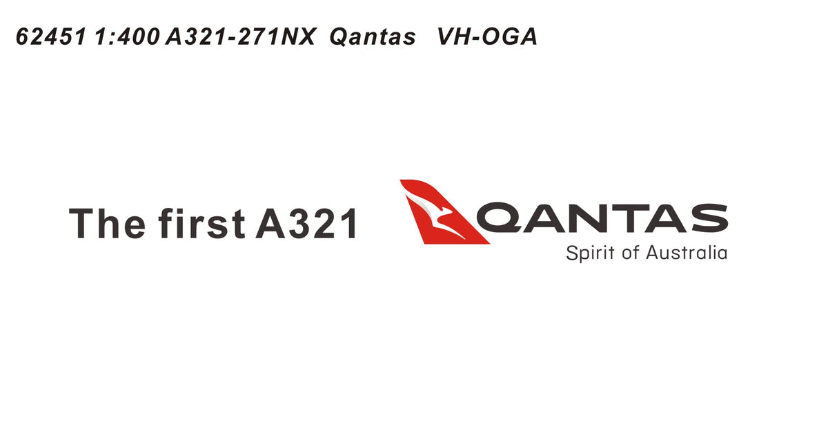 Qantas / Airbus A321-271NX / VH-OGA / 62451 / 1:400