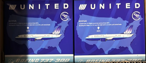 United Airlines / Boeing B737-300 / N331UA / 1:400