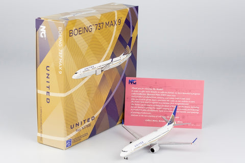 United Airlines / Boeing 737 MAX 9 / N37508 / 89001 / 1:400