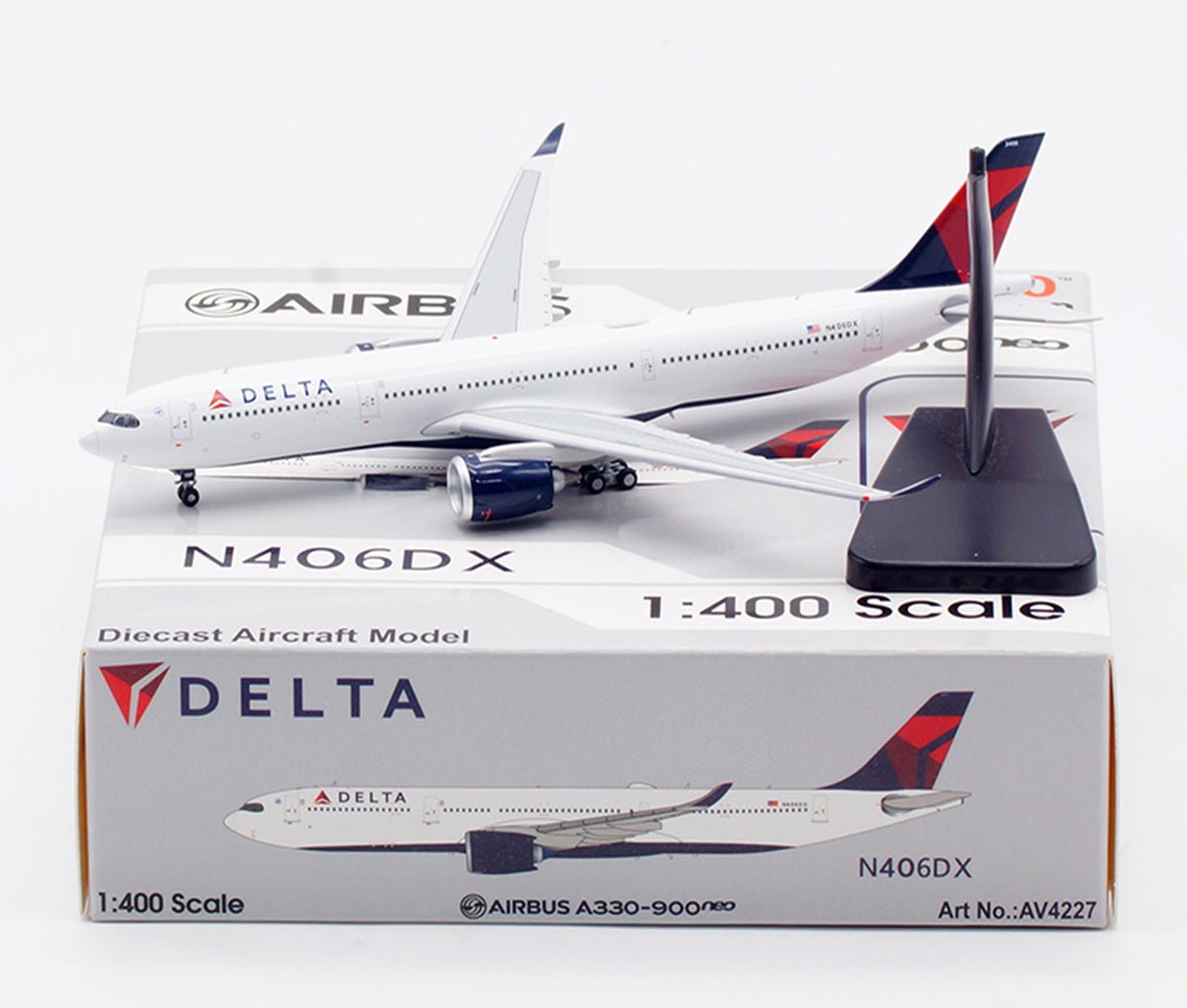 Delta Airlines / Airbus A330-900 / N406DX / AV4227 / 1:400 elaviadormodels